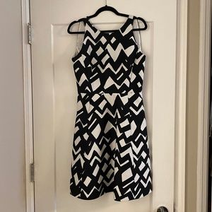 Kate Spade New York Printed Dress with Open Back